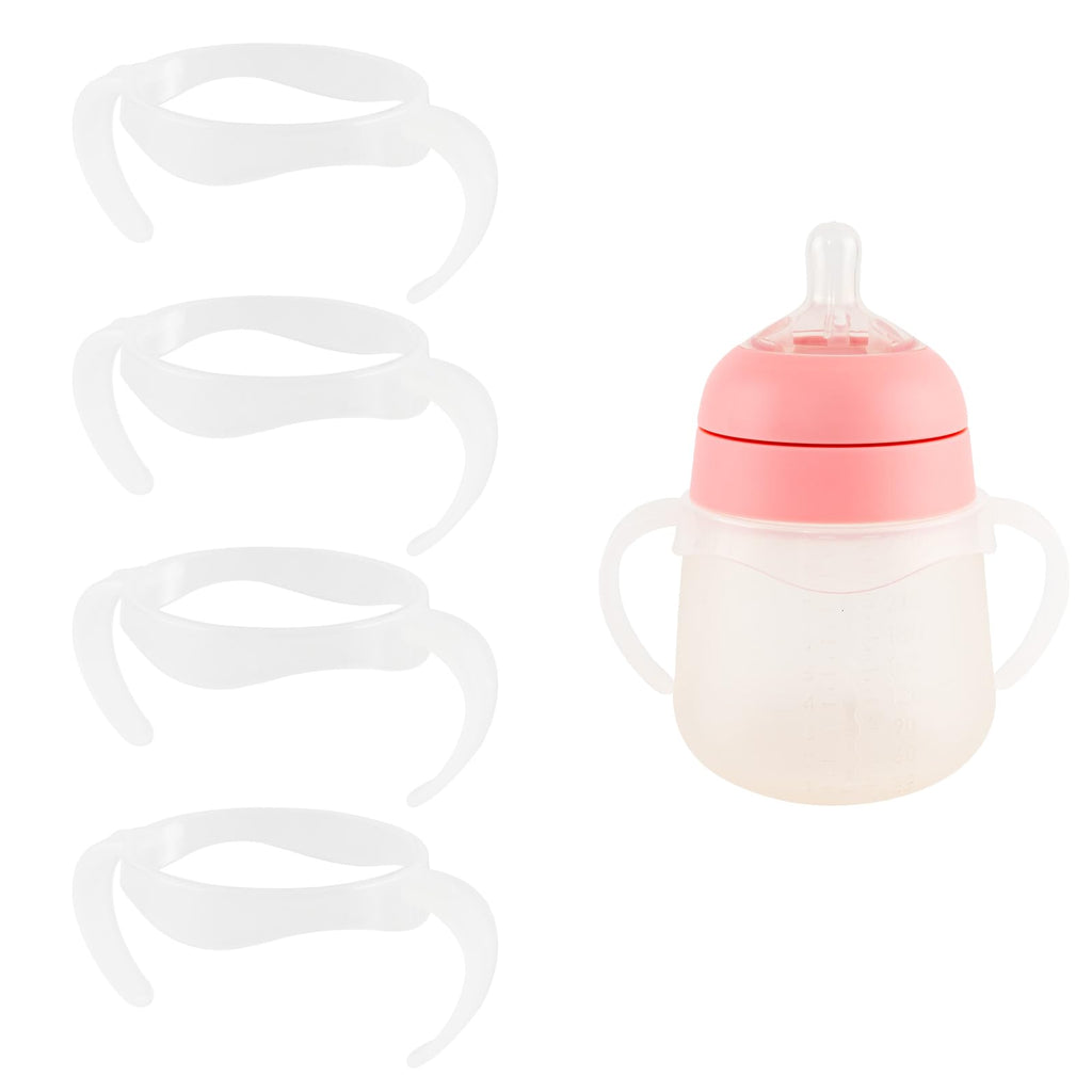 Baby Bottle Handles Compatible with Nanobebe Flexy Bottles, Easy-Grip Ergonomic Handles, Transitional Sippy Cup, BPA Free, 2-Pack